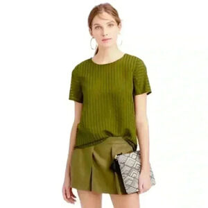 J. Crew Olive Green Short Sleeve Tee